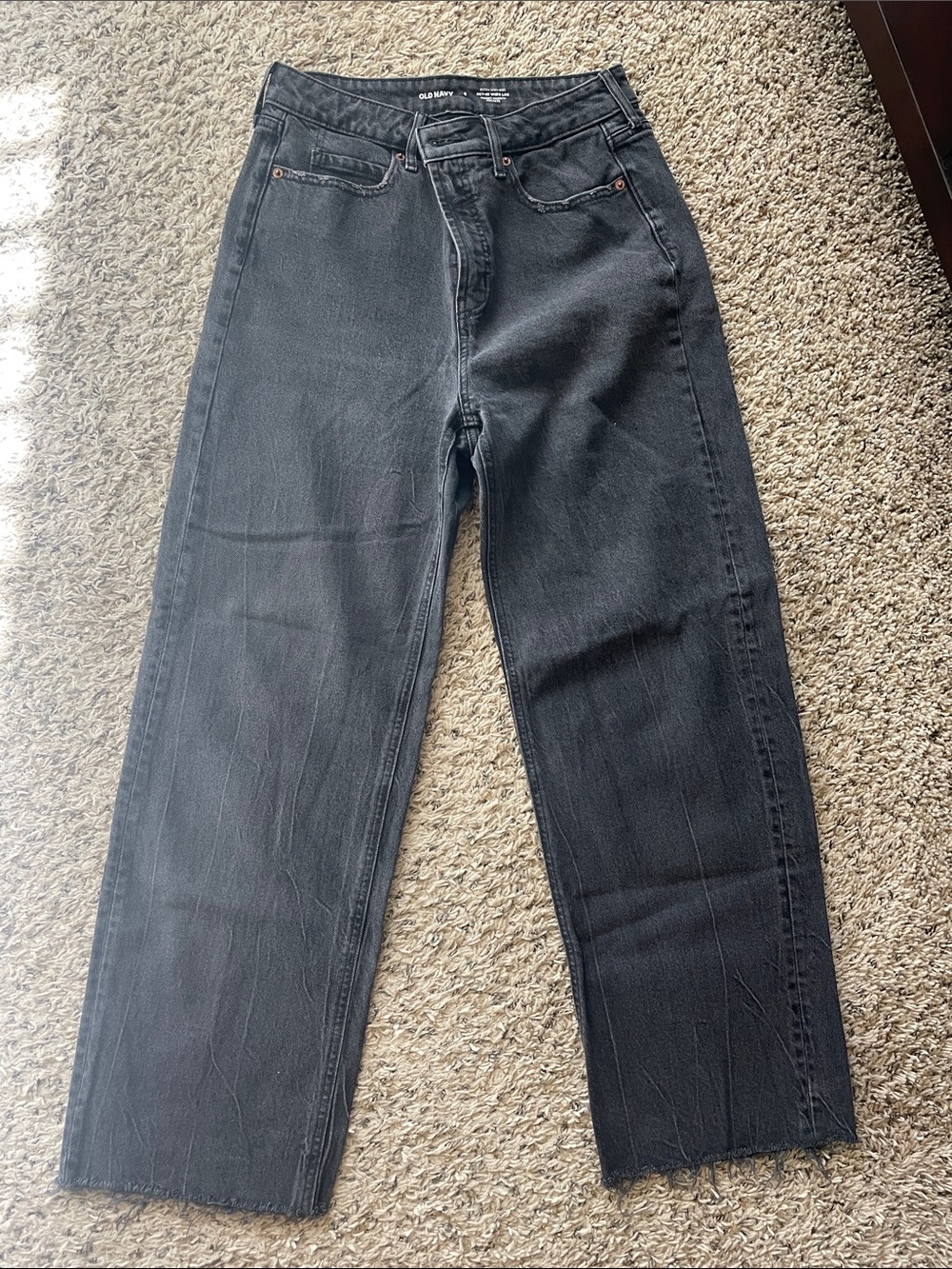 Old Navy Women’s Black Wide Leg Jeans